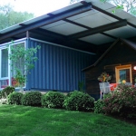 Cabin With Shipping Container Integration
